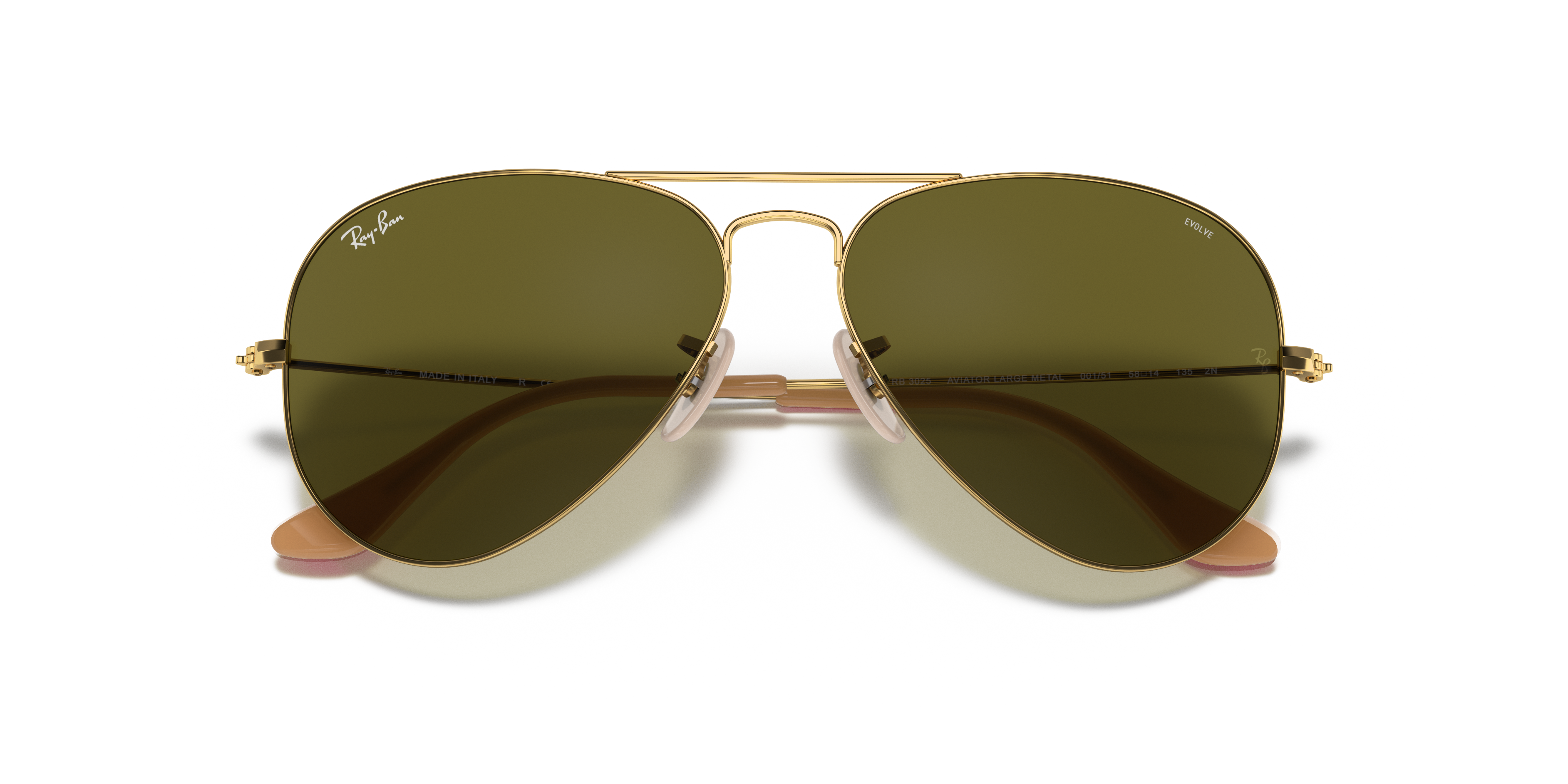 ray ban aviator washed evolve