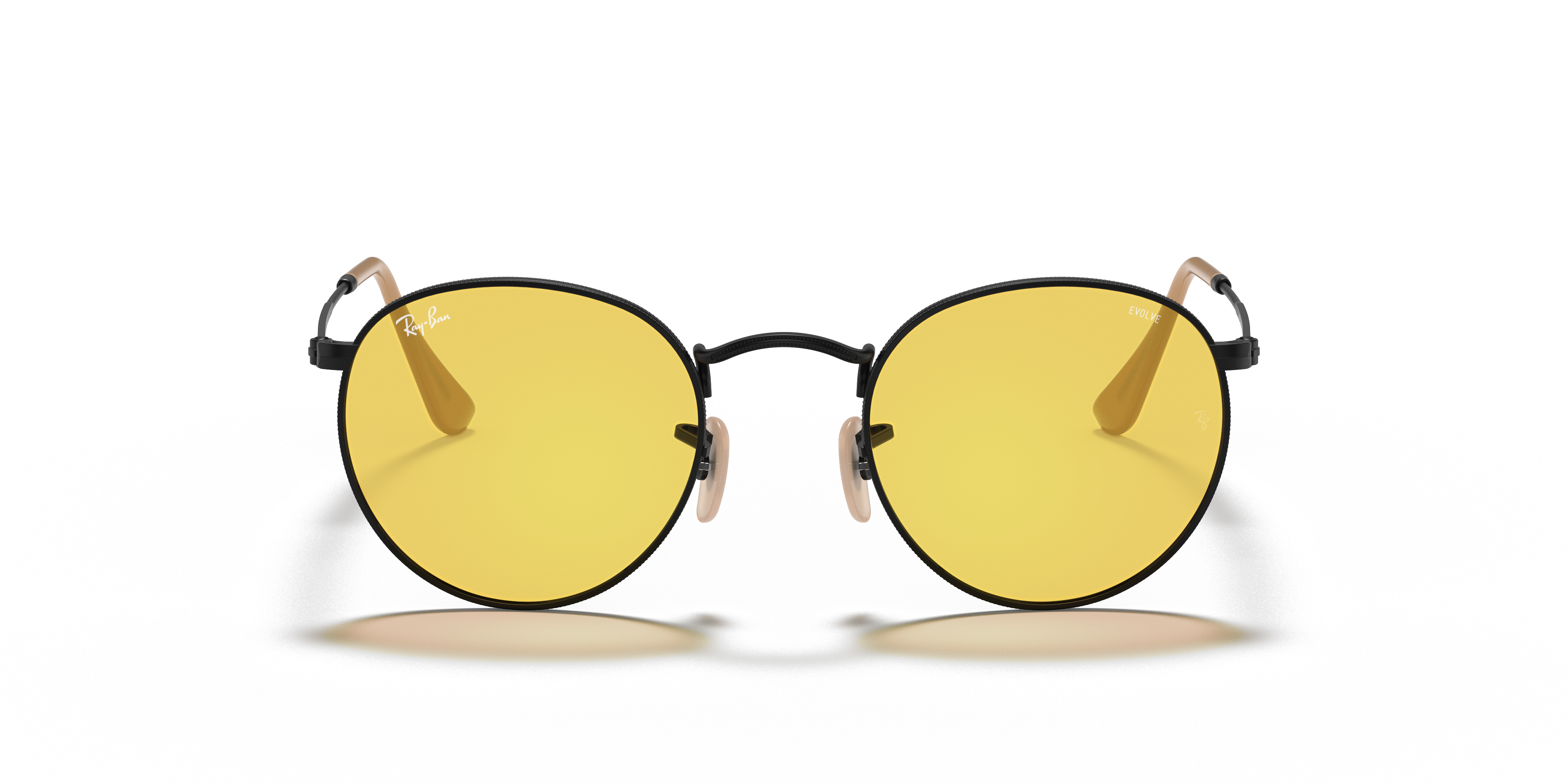 yellow ray ban glasses