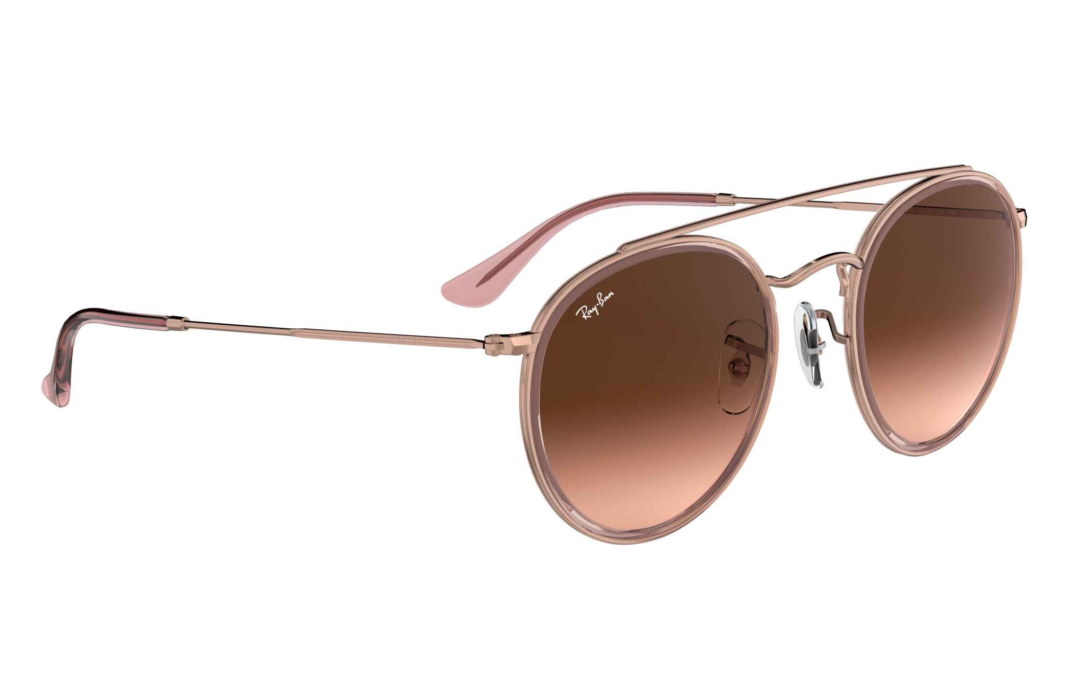 ray ban double bridge pink