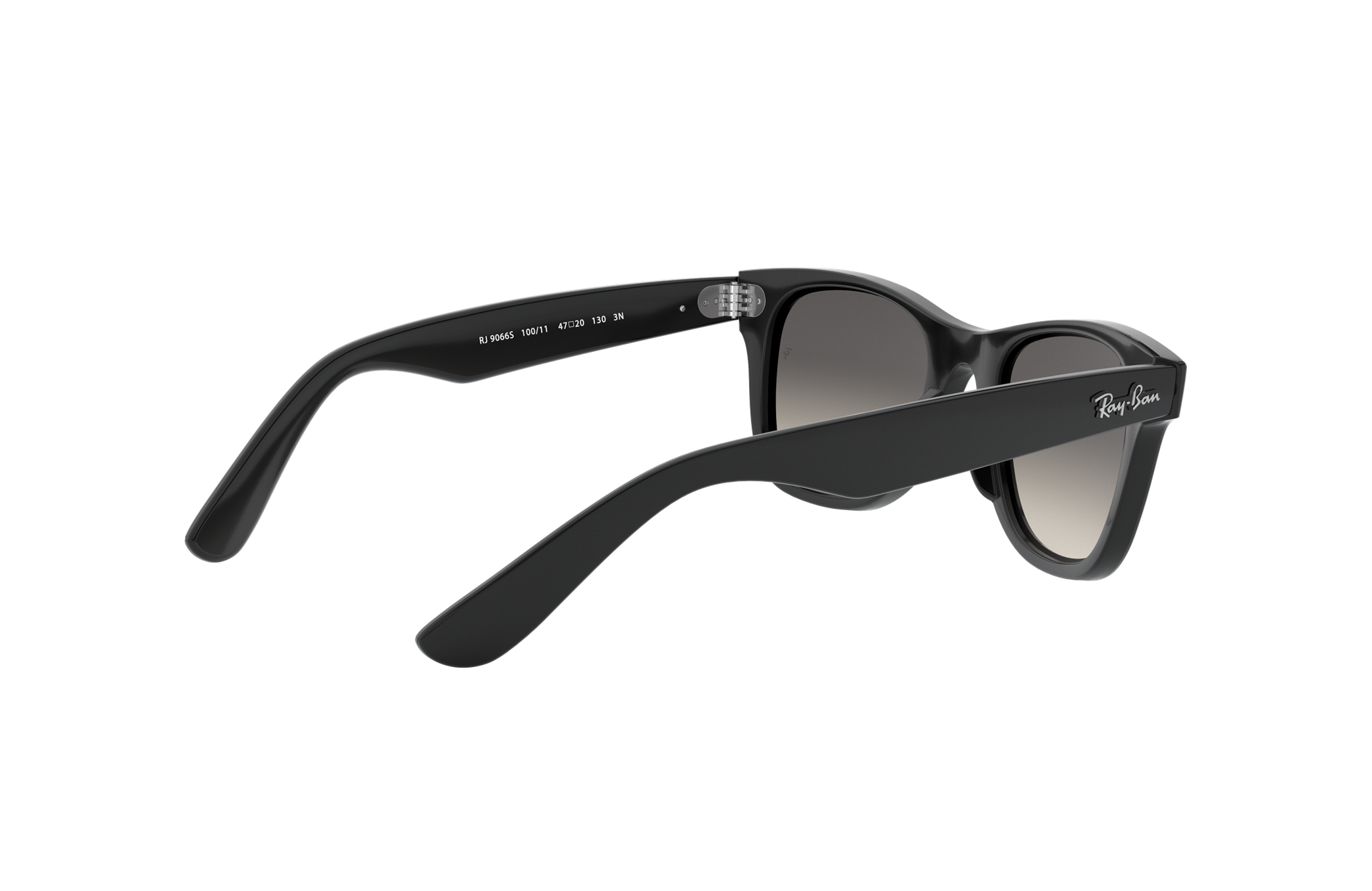 Wayfarer Kids Sunglasses in Black and Grey | Ray-Ban®