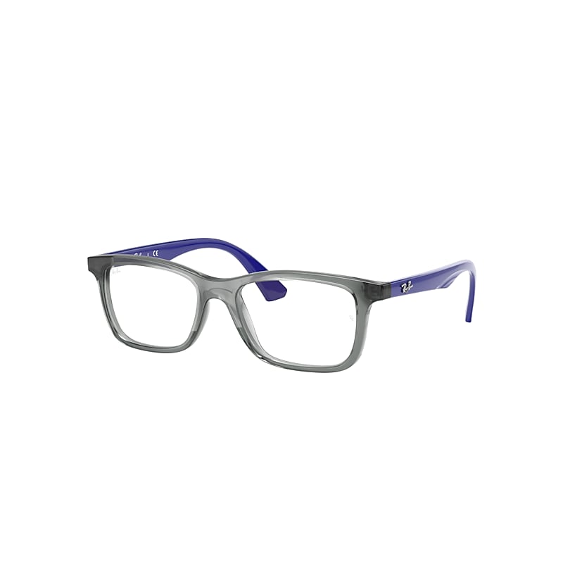 Ray-Ban Junior Rb1562 Optics Kids Eyeglasses Blue Frame Clear Lenses Polarized 48-16