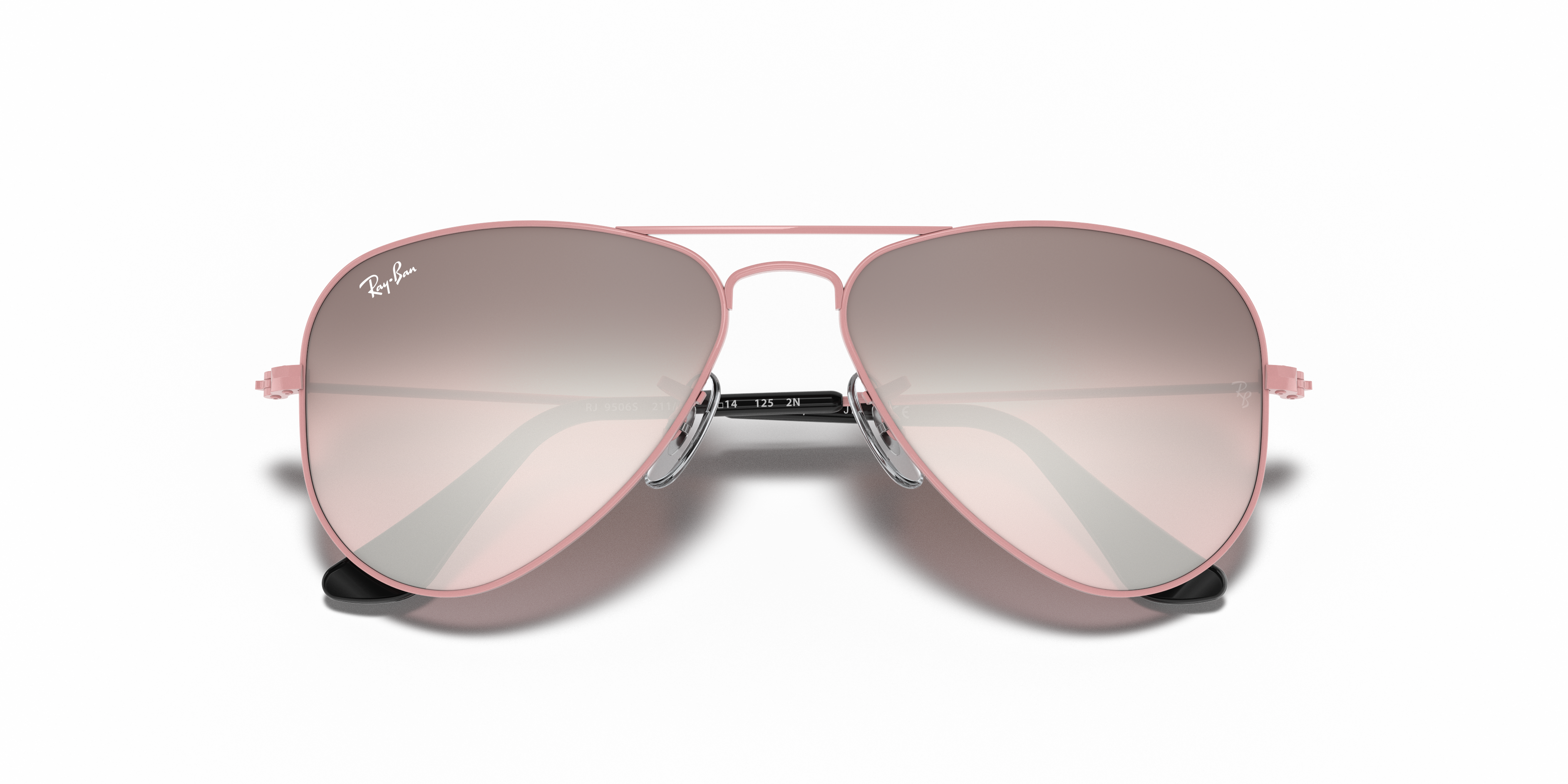 ray ban junior aviator pink