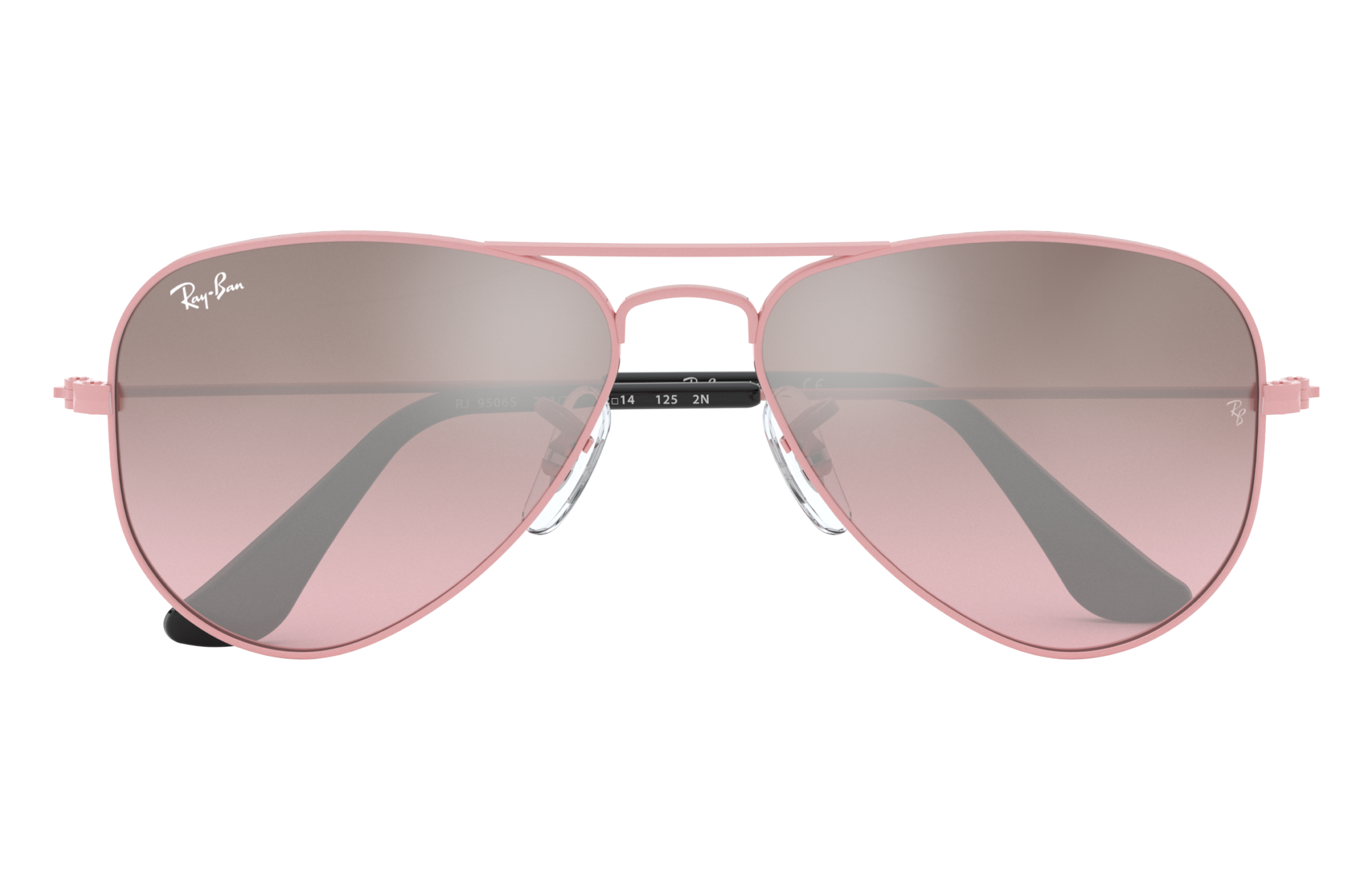 ray ban aviator pink lens