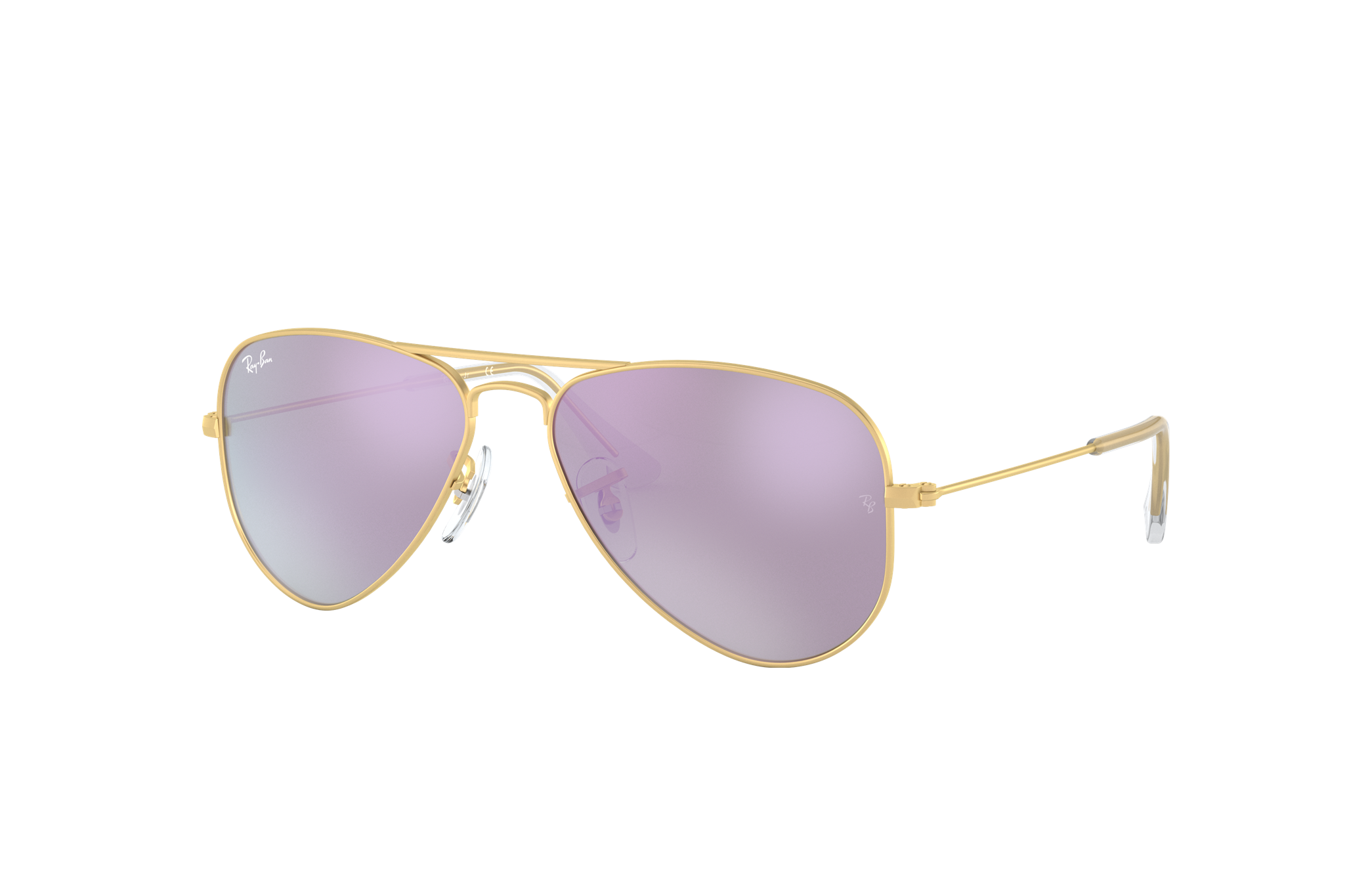 Occhiali da Sole Aviator Kids in Arista e Lilla | Ray-Ban®