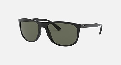 RB4291F Sunglasses in Black and Blue Mirror Blue - RB4291F | Ray 