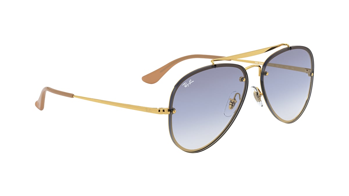 BLAZE AVIATOR Sunglasses in Gold and Blue - RB3584N | Ray