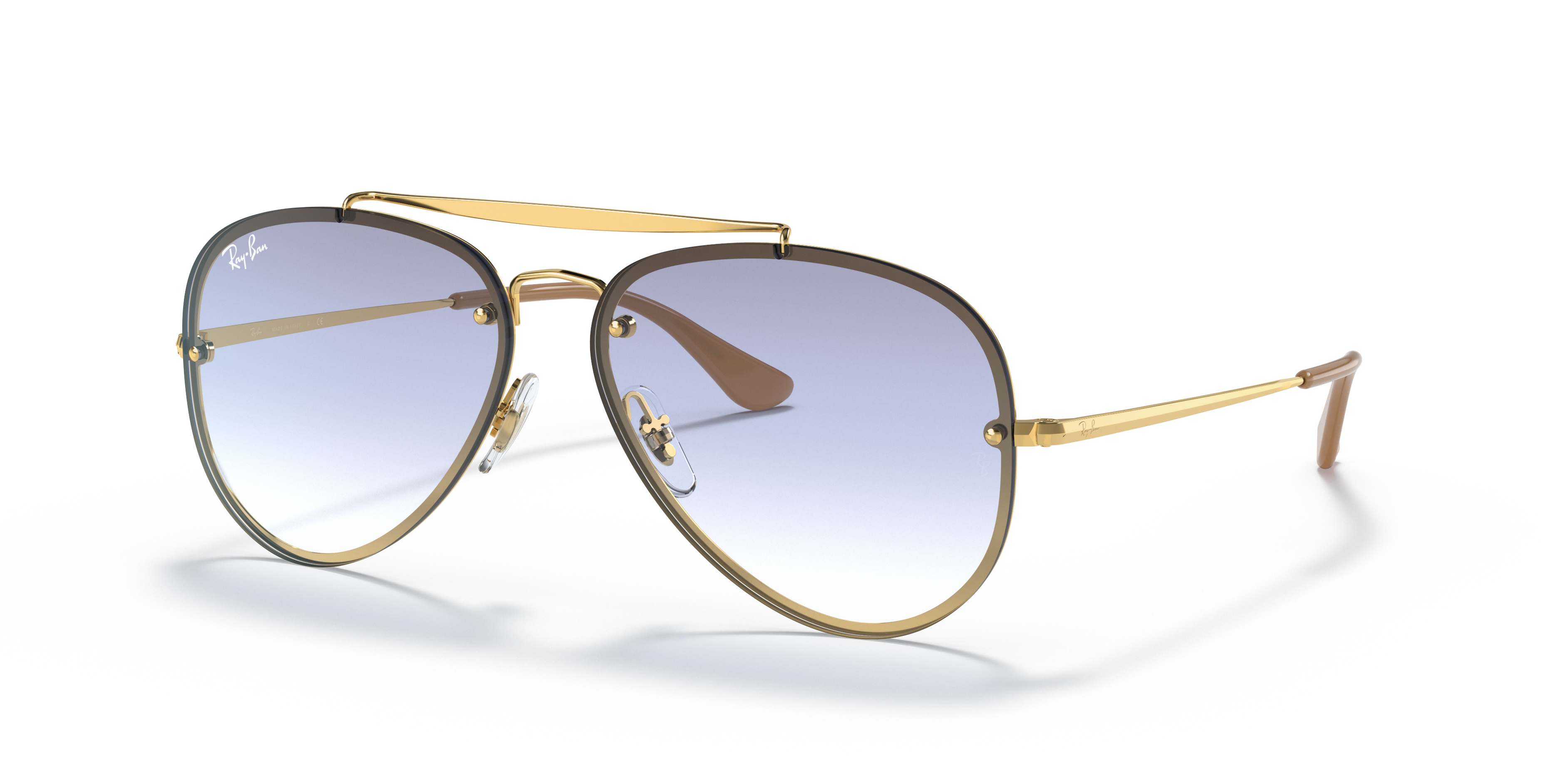 ray ban gold rim sunglasses