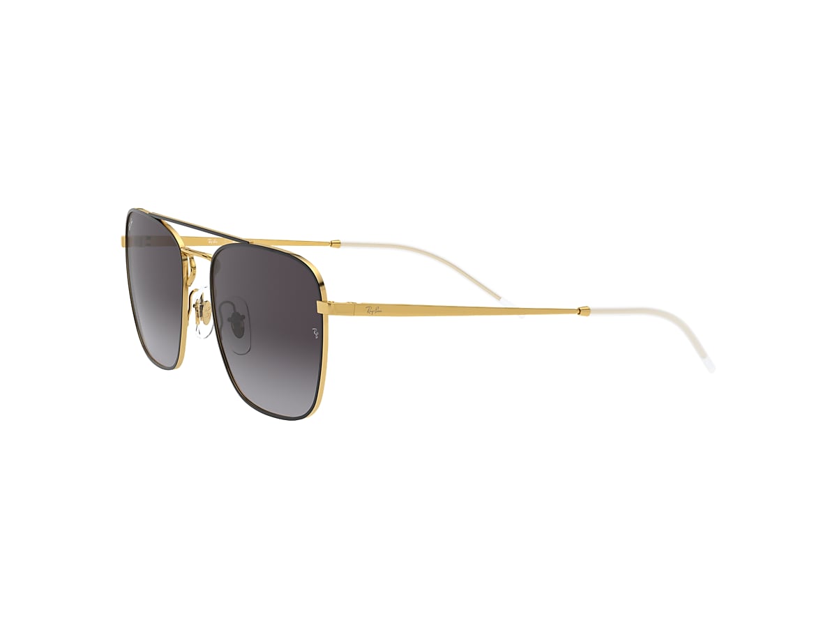 Rb3588 Sunglasses in Black On Gold and Grey | Ray-Ban®