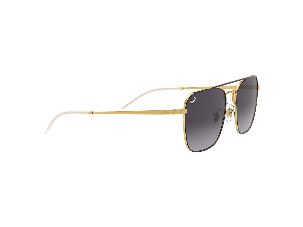 Rb3588 Sunglasses in Black On Gold and Grey | Ray-Ban®