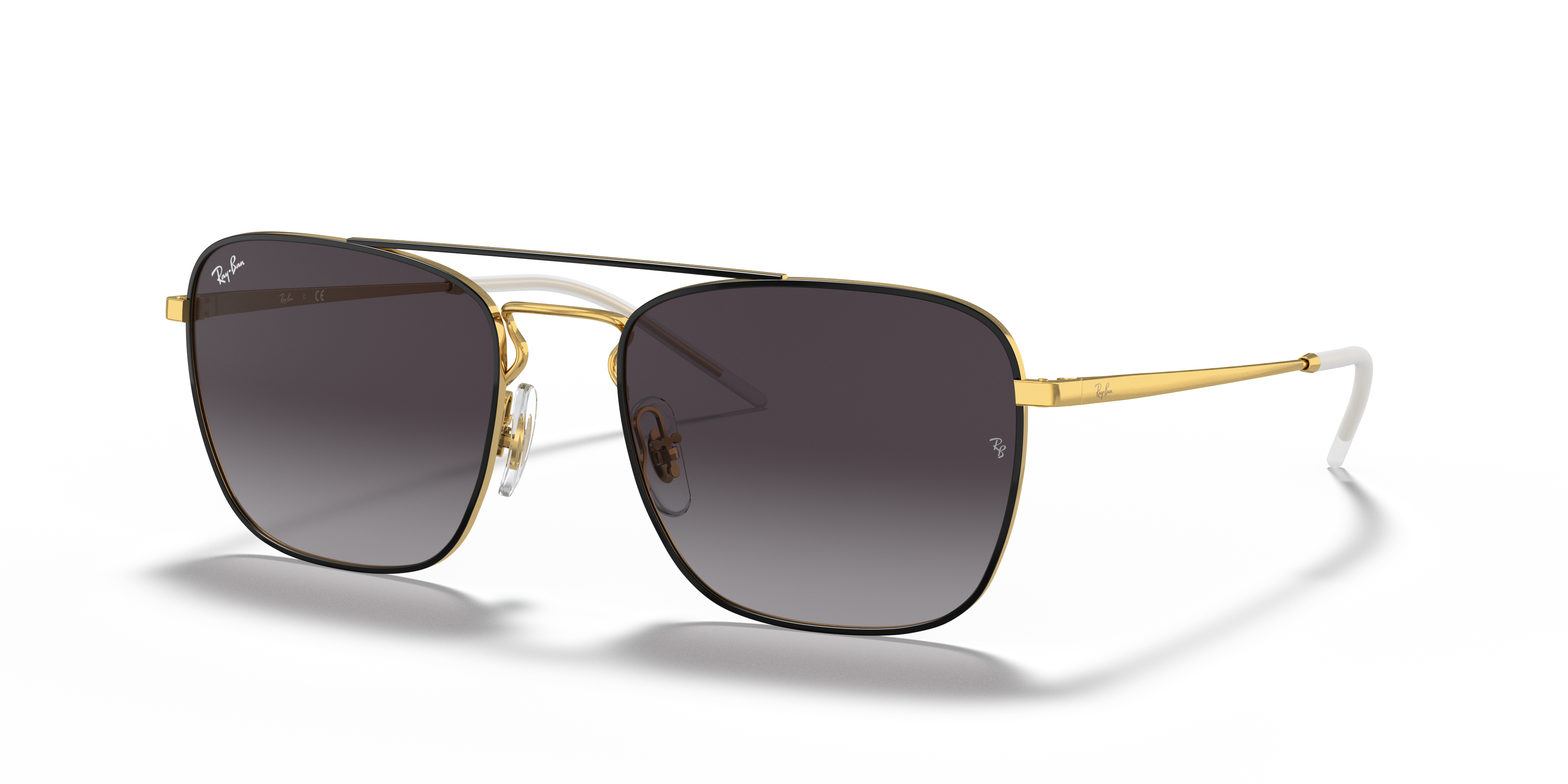 RB3588 Sunglasses in Black On Gold and Grey - RB3588 | Ray-Ban®