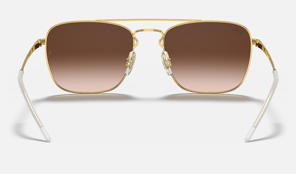 Rb3588 Sunglasses in Brown On Gold and Brown | Ray-Ban®