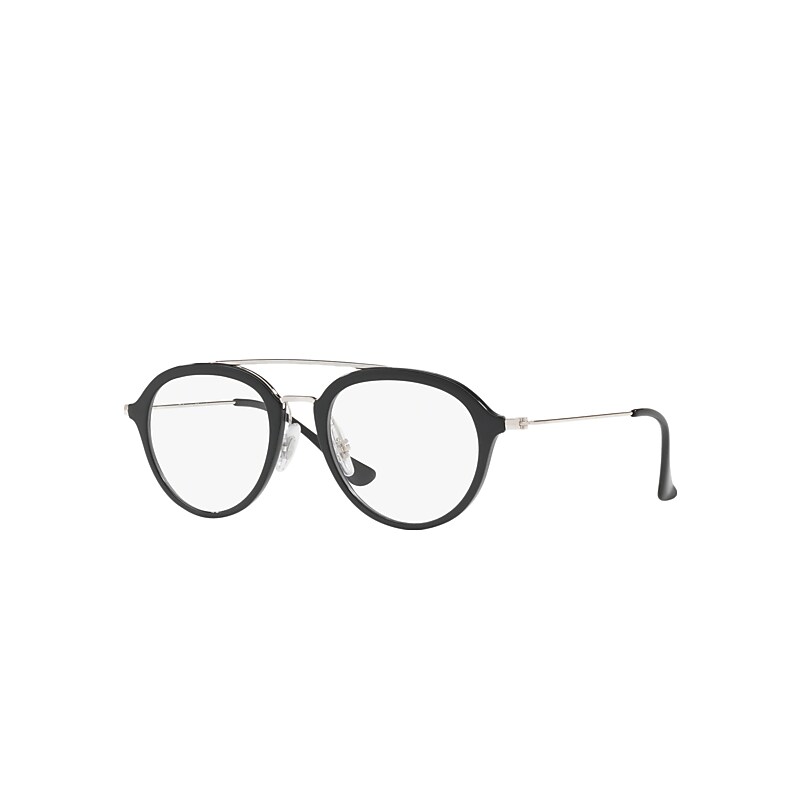 Ray-Ban Junior Rb9065 Optics Kids Eyeglasses Black Frame Clear Lenses Polarized 48-18