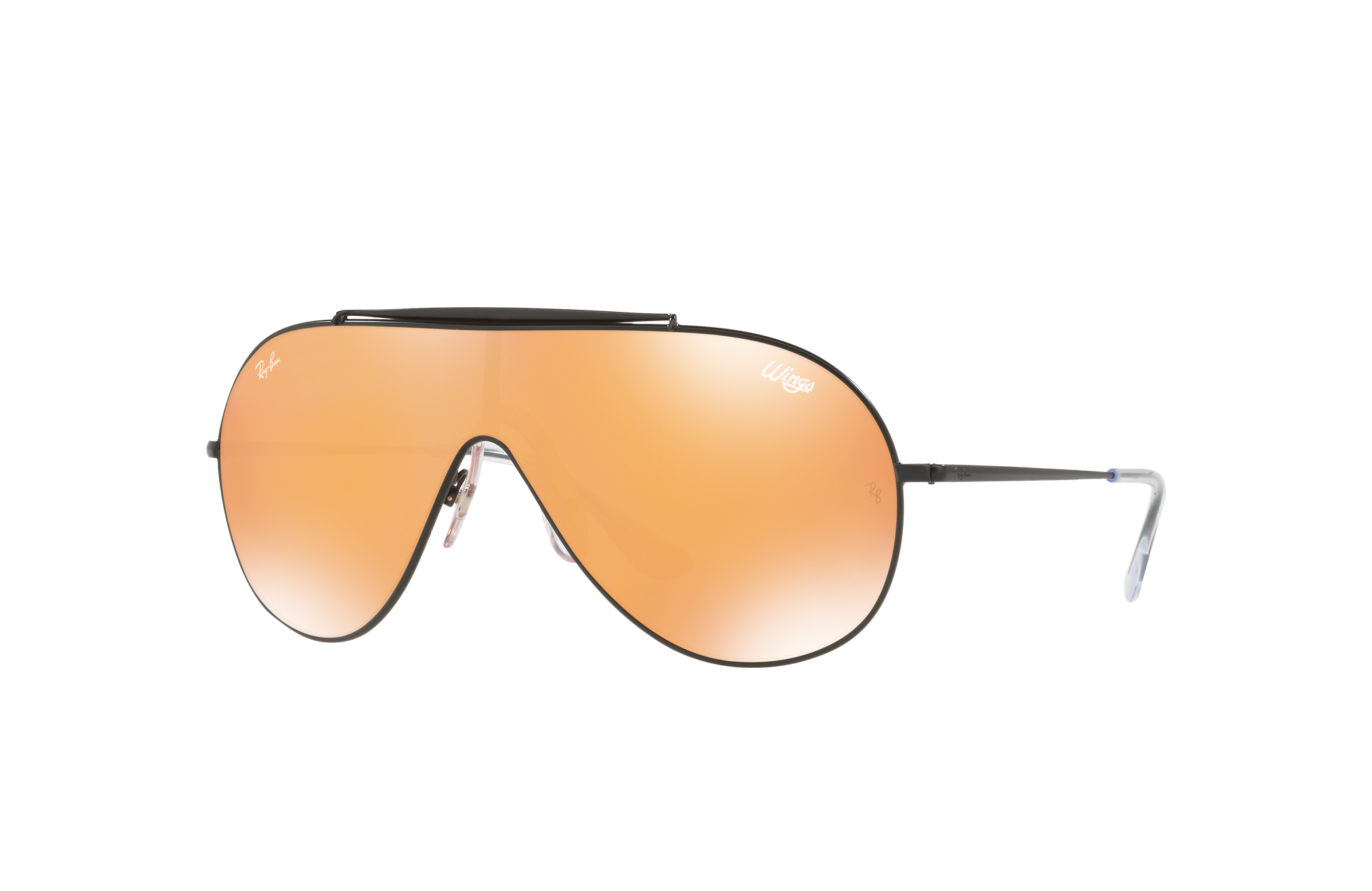 Black Sunglasses in Dark Orange and Wings - RB3597 | Ray-Ban®