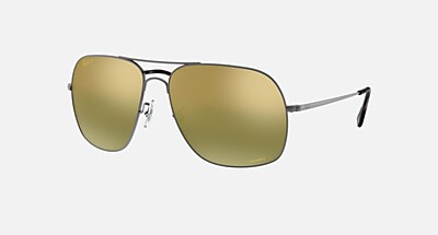 rayban RB3587-ch サングラス RB3587CH CHROMANCE Sunglasses in Gunmetal and Green