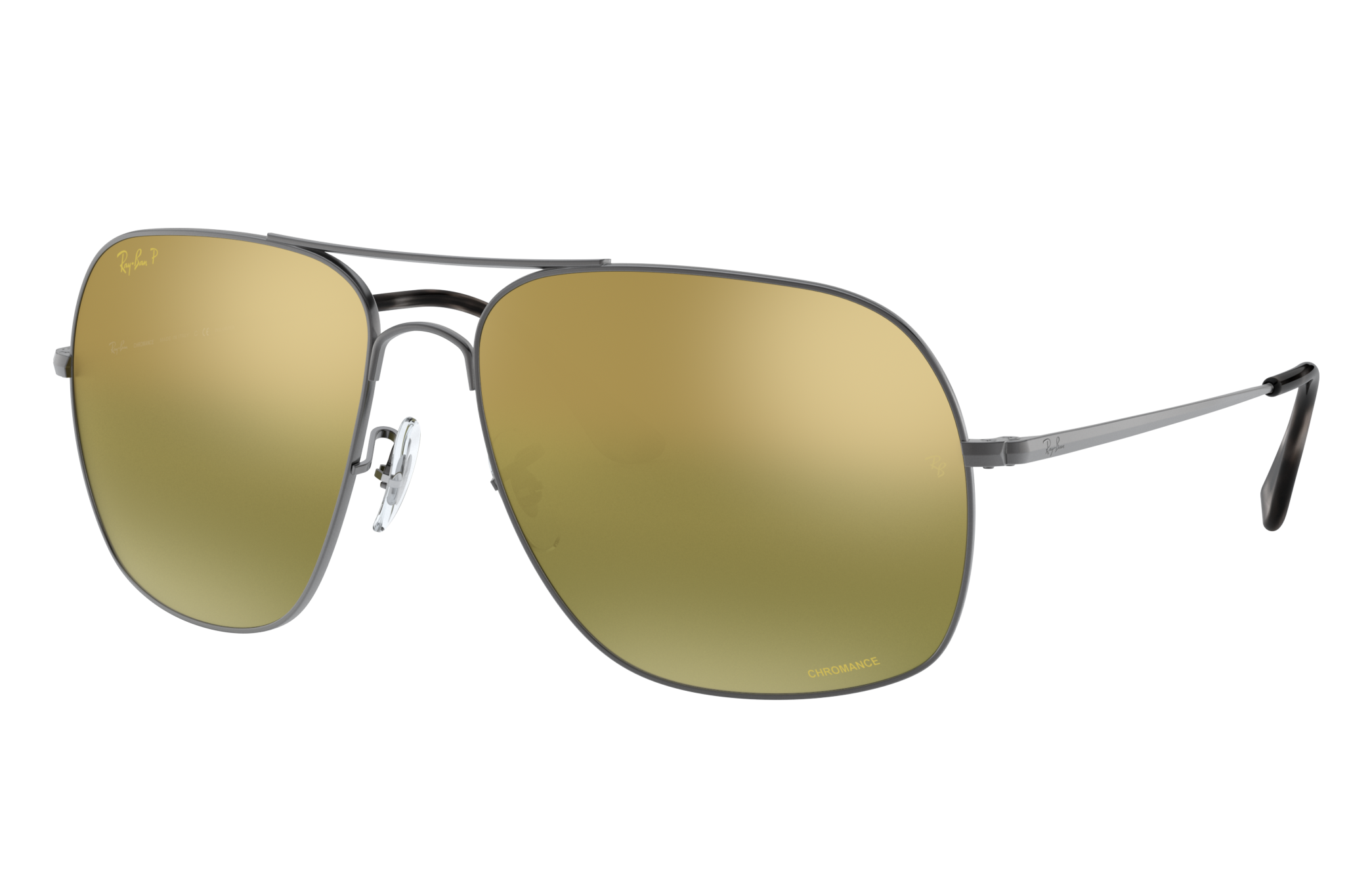 Rb3587ch Chromance Sunglasses in Gunmetal and Green - RB3587CH | Ray-Ban®