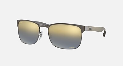 Ray-Banレイバン RB8319CH CHROMANCE偏光カーボンフレーム Ray-Ban RB8319CH Chromance XL (60 - 18) with Silver lenses
