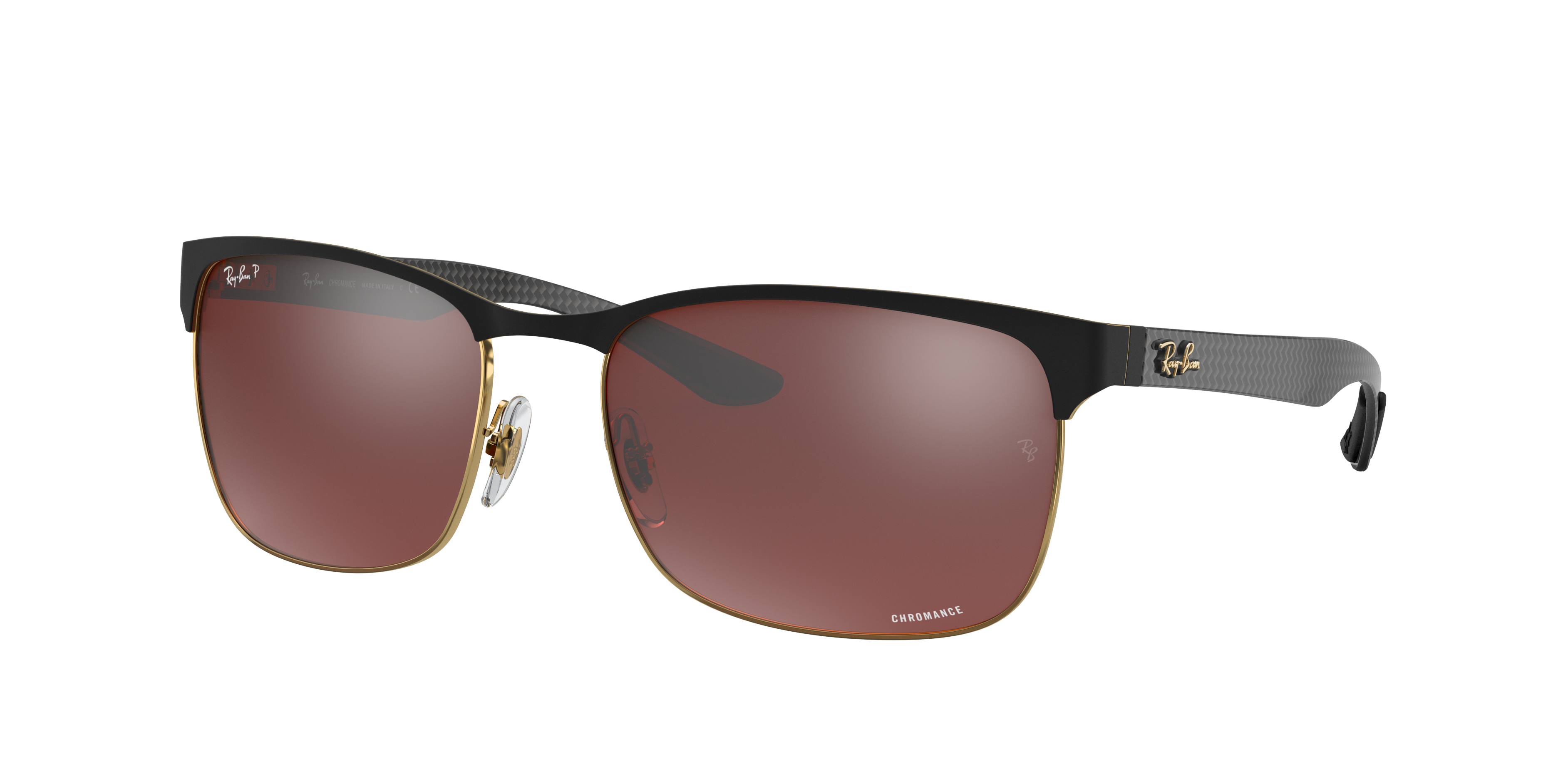 Rb8319ch Chromance Sunglasses in Black On Gold and Pink | Ray-Ban®