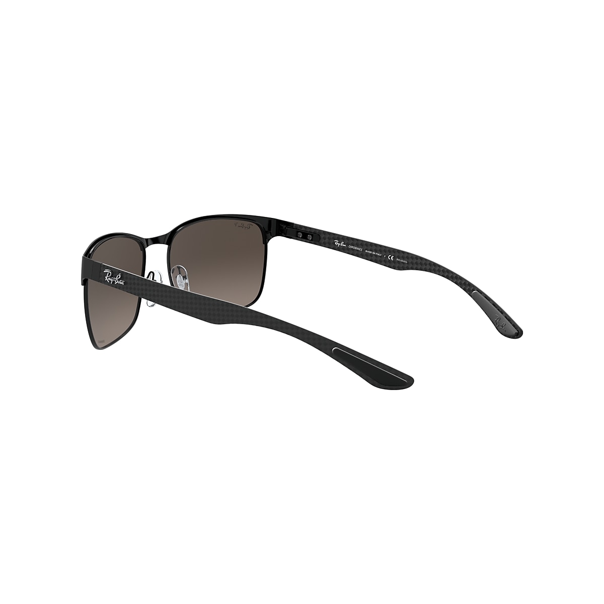 RB8319CH CHROMANCE Sunglasses in Black and Silver - RB8319CH | Ray 
