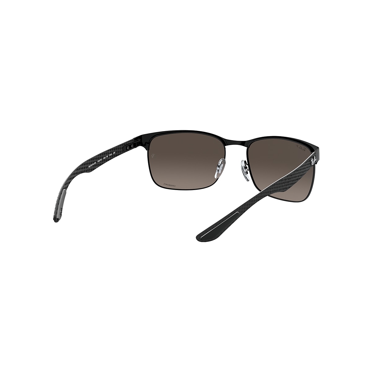 RB8319CH CHROMANCE Sunglasses in Black and Silver - RB8319CH | Ray 