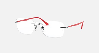RB8750 OPTICS Eyeglasses with Silver Frame - RB8750 | Ray-Ban® display picture 3
