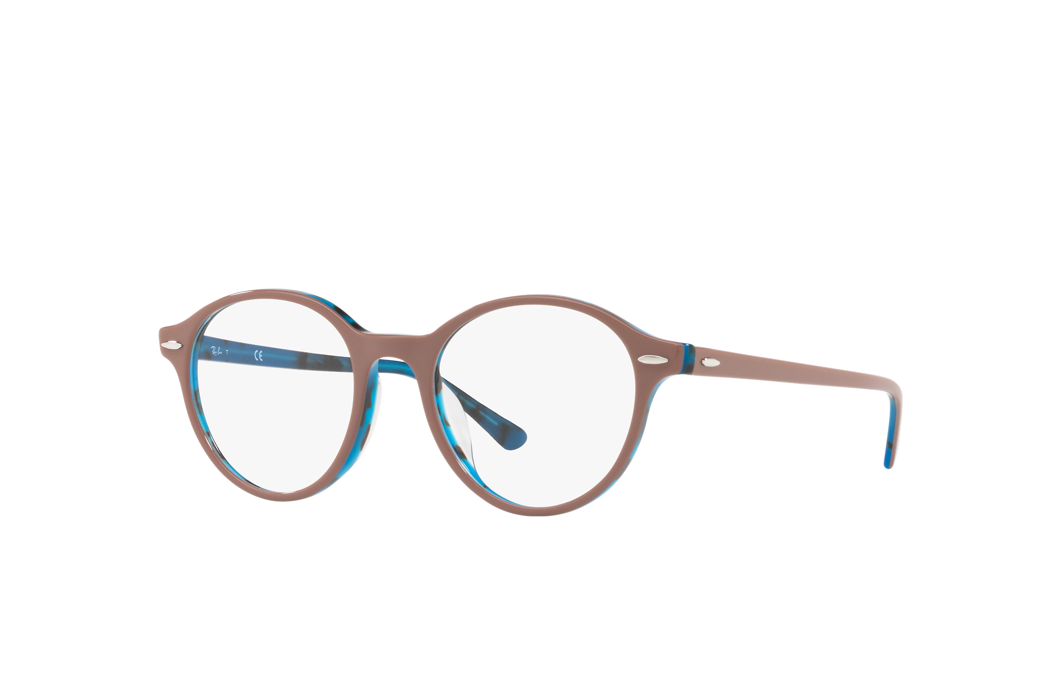 dean-eyeglasses-with-light-brown-frame-rb7118f-ray-ban