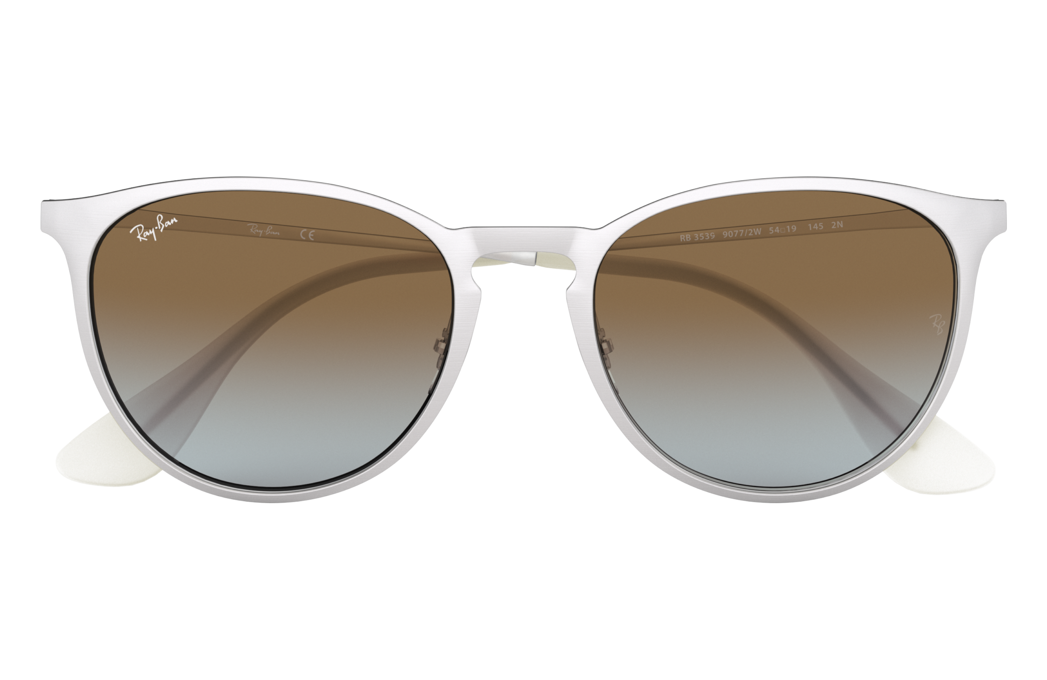 ray ban erika metal silver