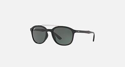 RB4290F Sunglasses in Black and G-15 Green Polarized - RB4290F