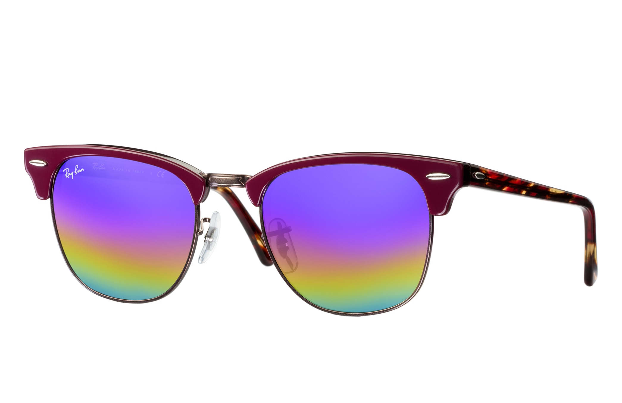 ray ban clubmaster rainbow