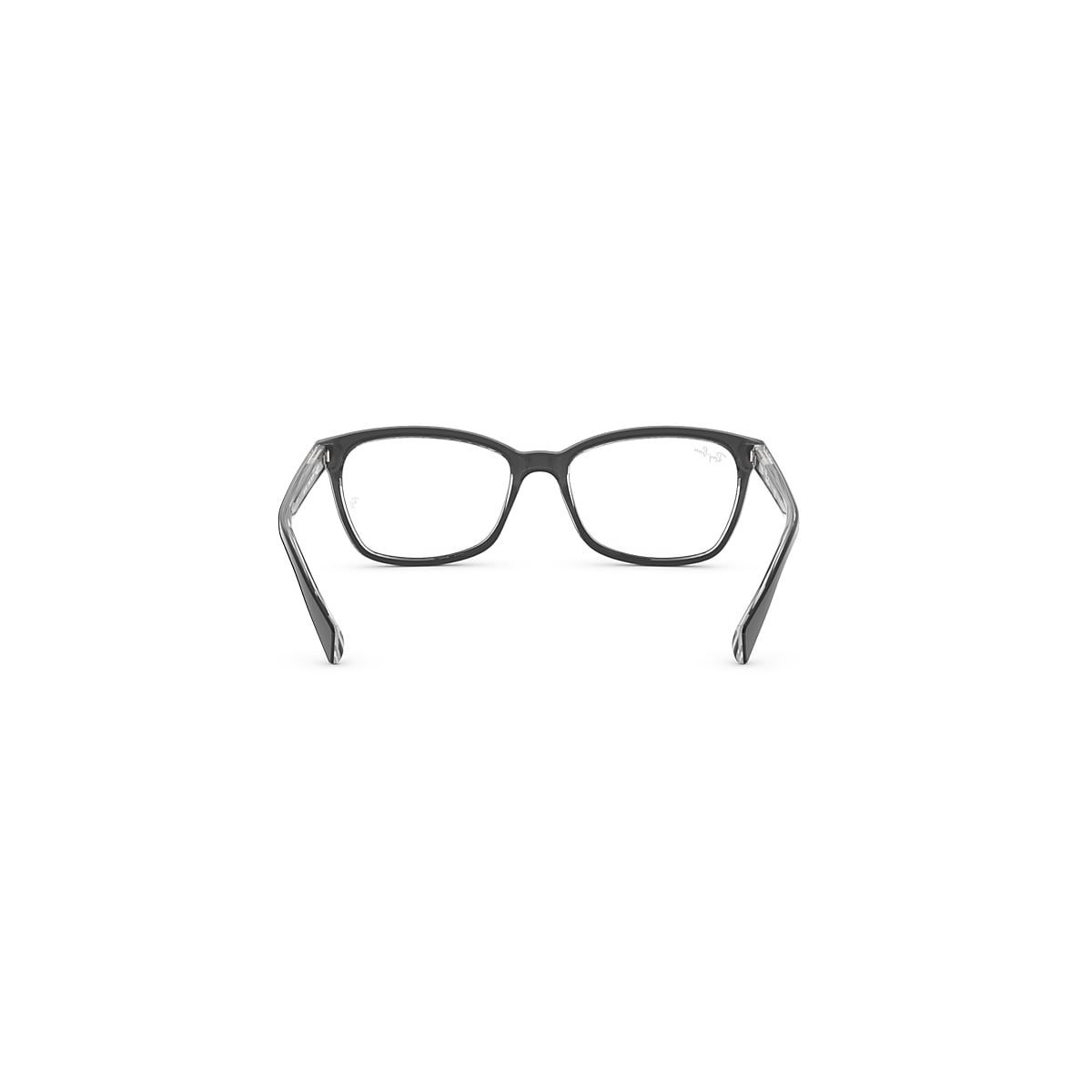 RB5362 OPTICS Eyeglasses with Black On Transparent Frame