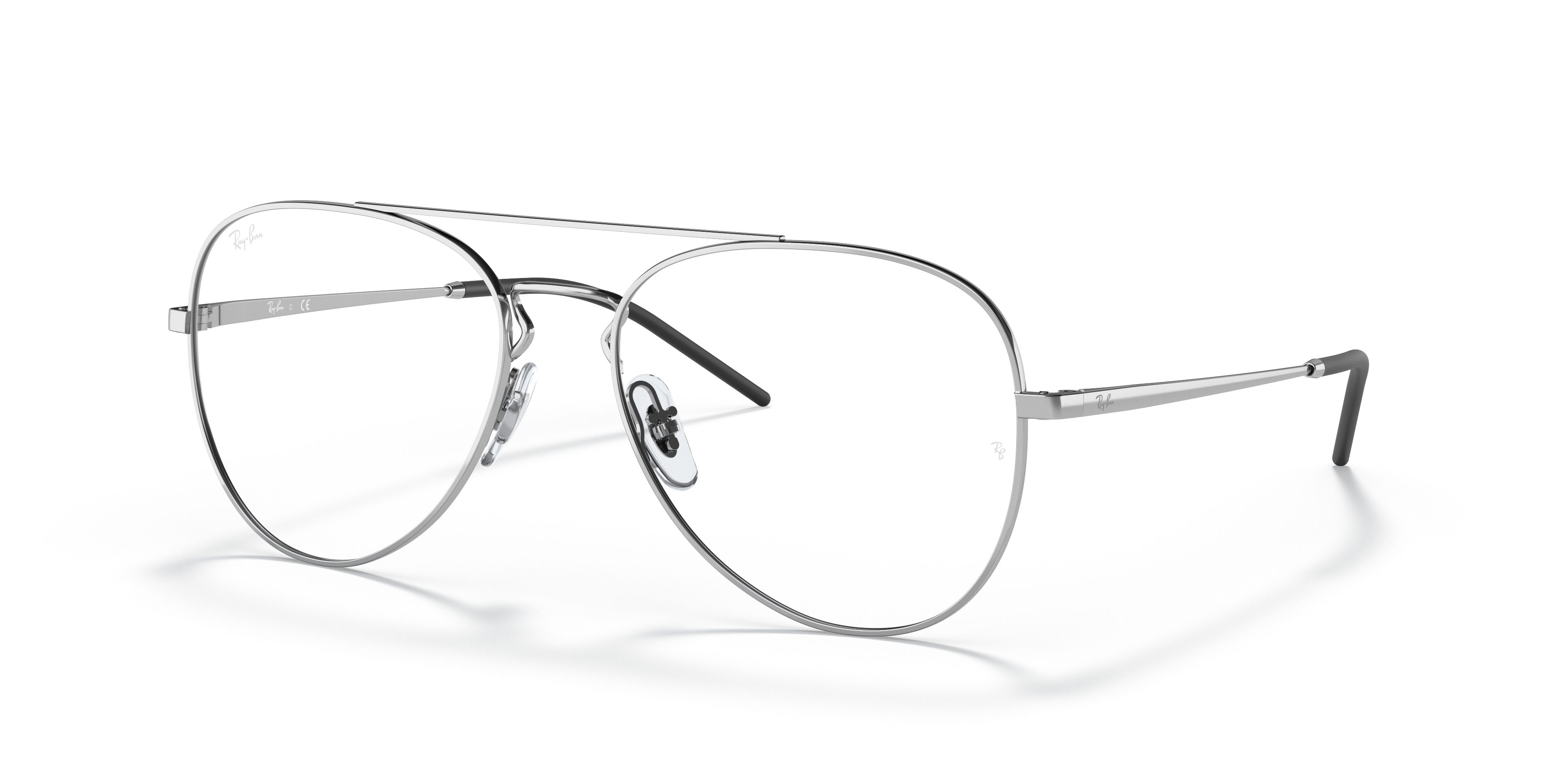 ray ban glasses silver frame