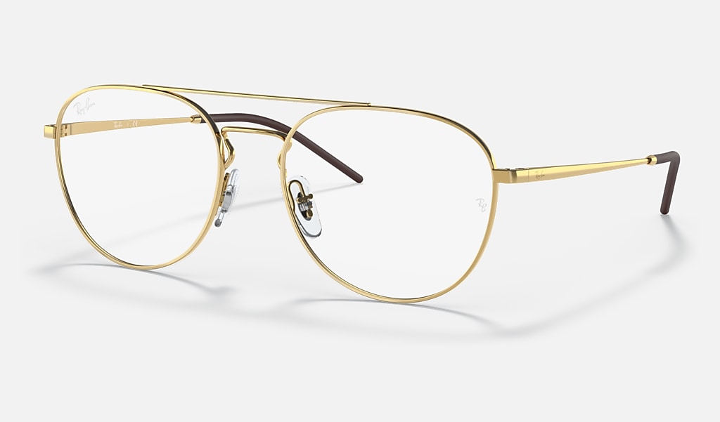 Rb6414 Optics Eyeglasses with Gold Frame | Ray-Ban®