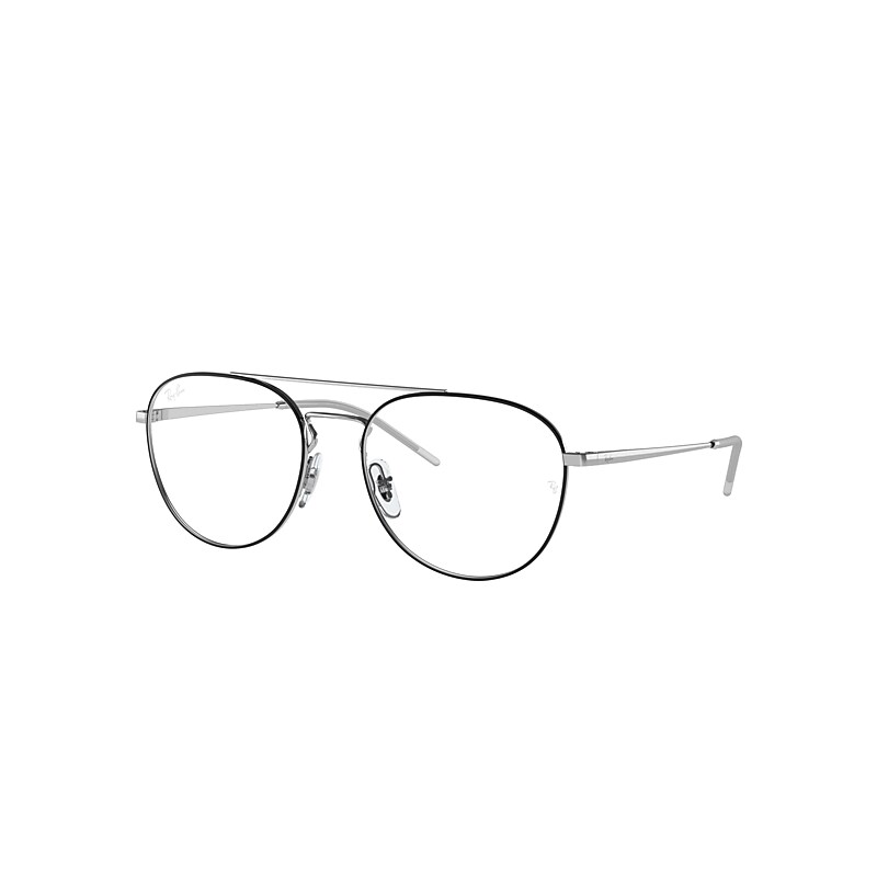 Ray-Ban Rb6414 Eyeglasses Silver Frame Clear Lenses 55-18