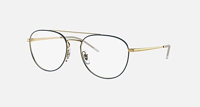 RB6414 OPTICS Eyeglasses with Black On Silver Frame - RB6414