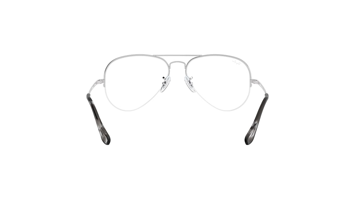 AVIATOR GAZE Eyeglasses with Silver Frame RB6589 Ray Ban US