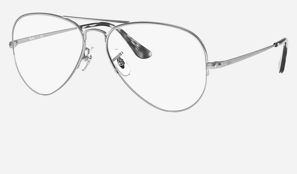 AVIATOR GAZE Eyeglasses with Silver Frame - RB6589 | Ray-Ban®