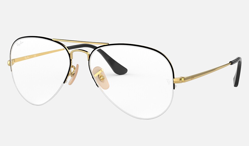 Ray Ban Prescription Glasses Aviator Gaze Rb65 Black Metal 0rx Ray Ban Uk Ray Ban Prescription Glasses Aviator Gaze Rb65 Black Metal 0rx Ray Ban Uk