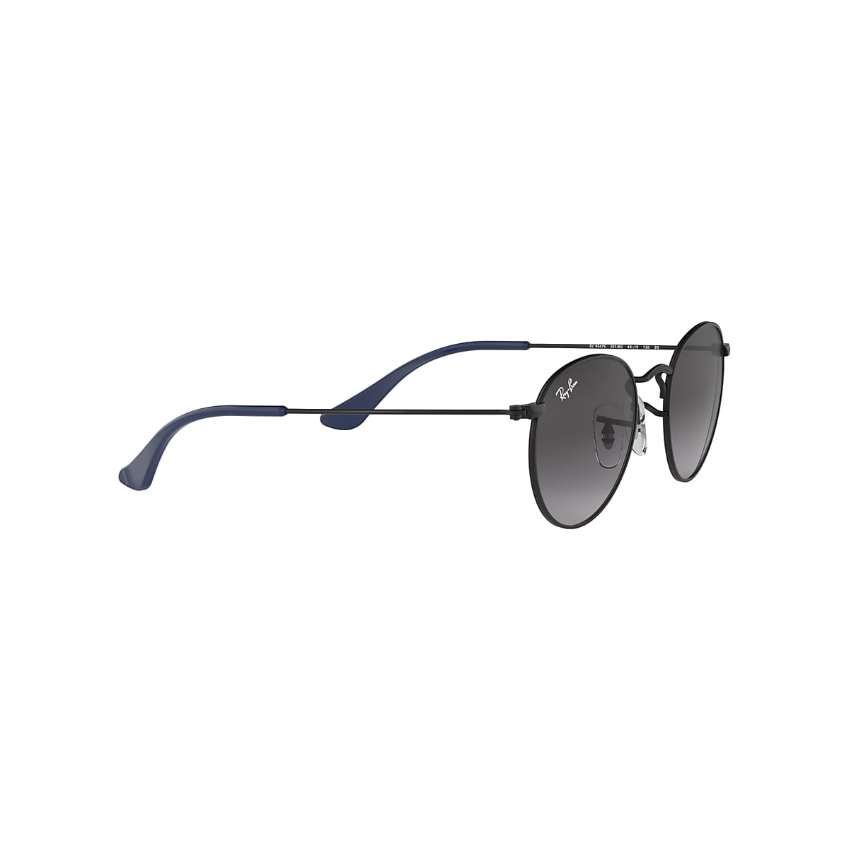 ROUND KIDS Sunglasses in Black and Light Grey Gradient Dark ROUND KIDS Sunglasses in Black and Light Grey Gradient Dark