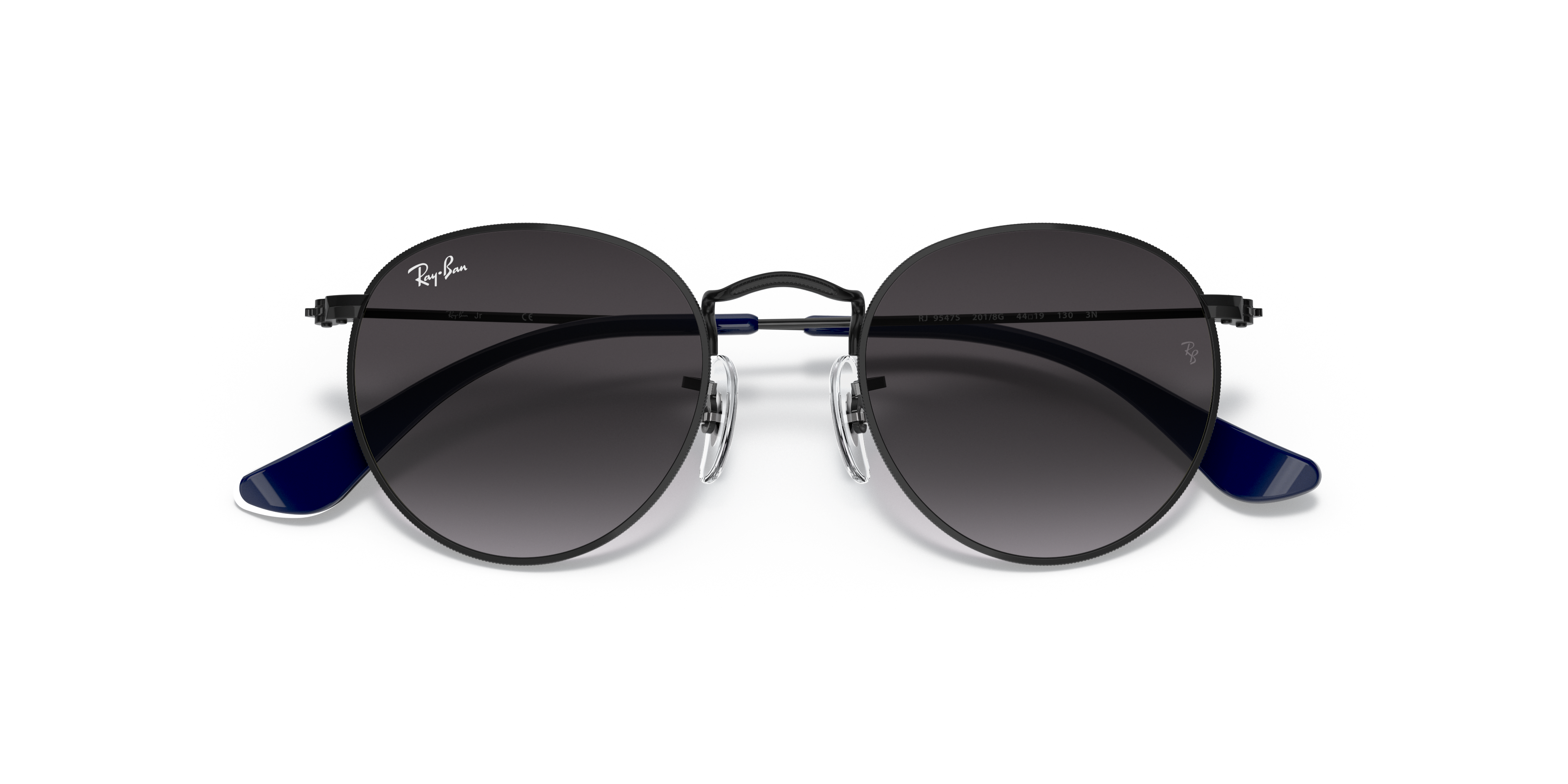 rayban round metal junior