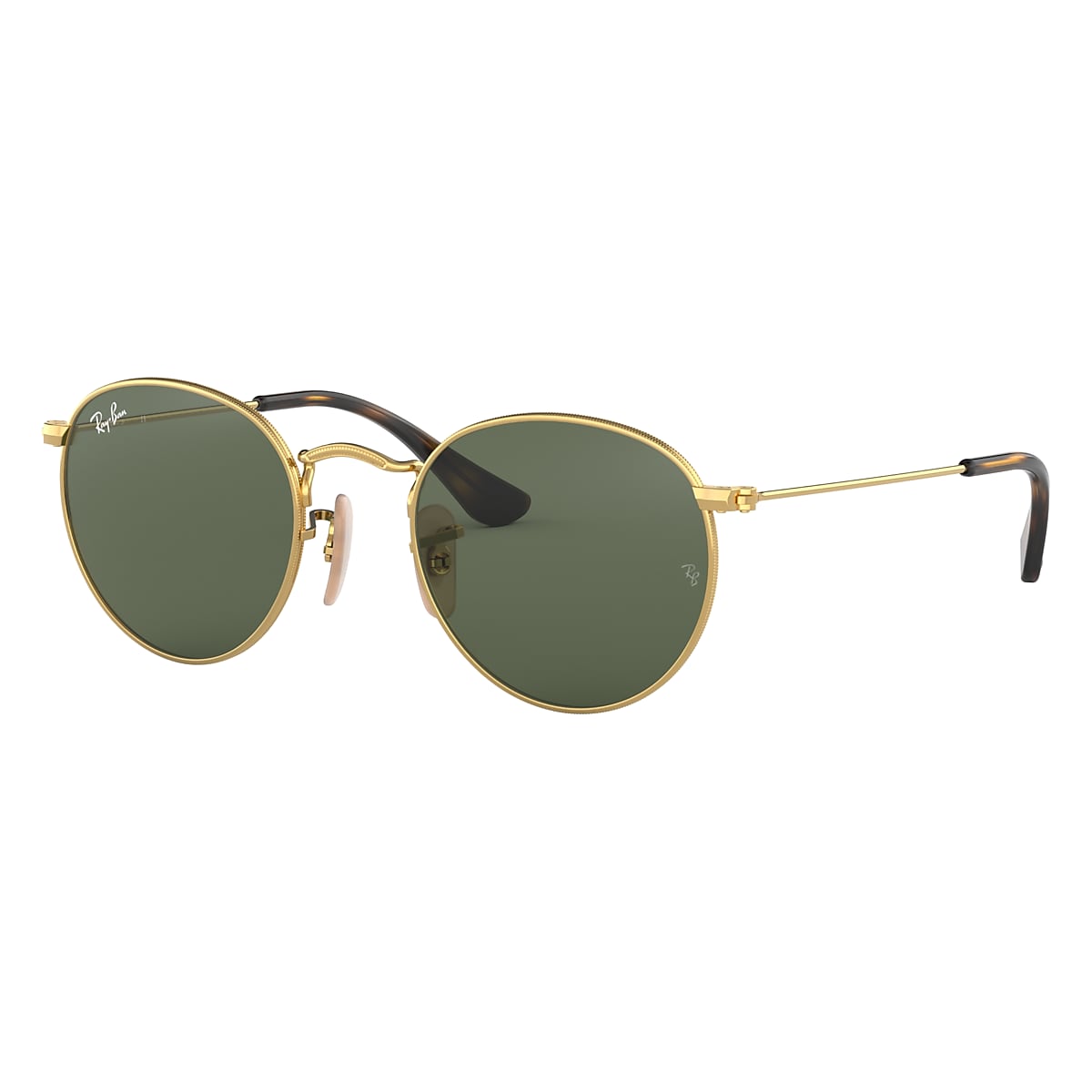 Brother I will be strong Lao ROUND KIDS Sunglasses in Gold and Green - RB9547S | Ray-Ban® US