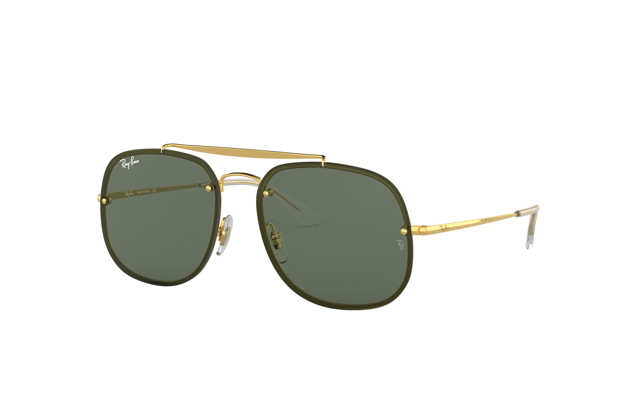 ray ban general gold