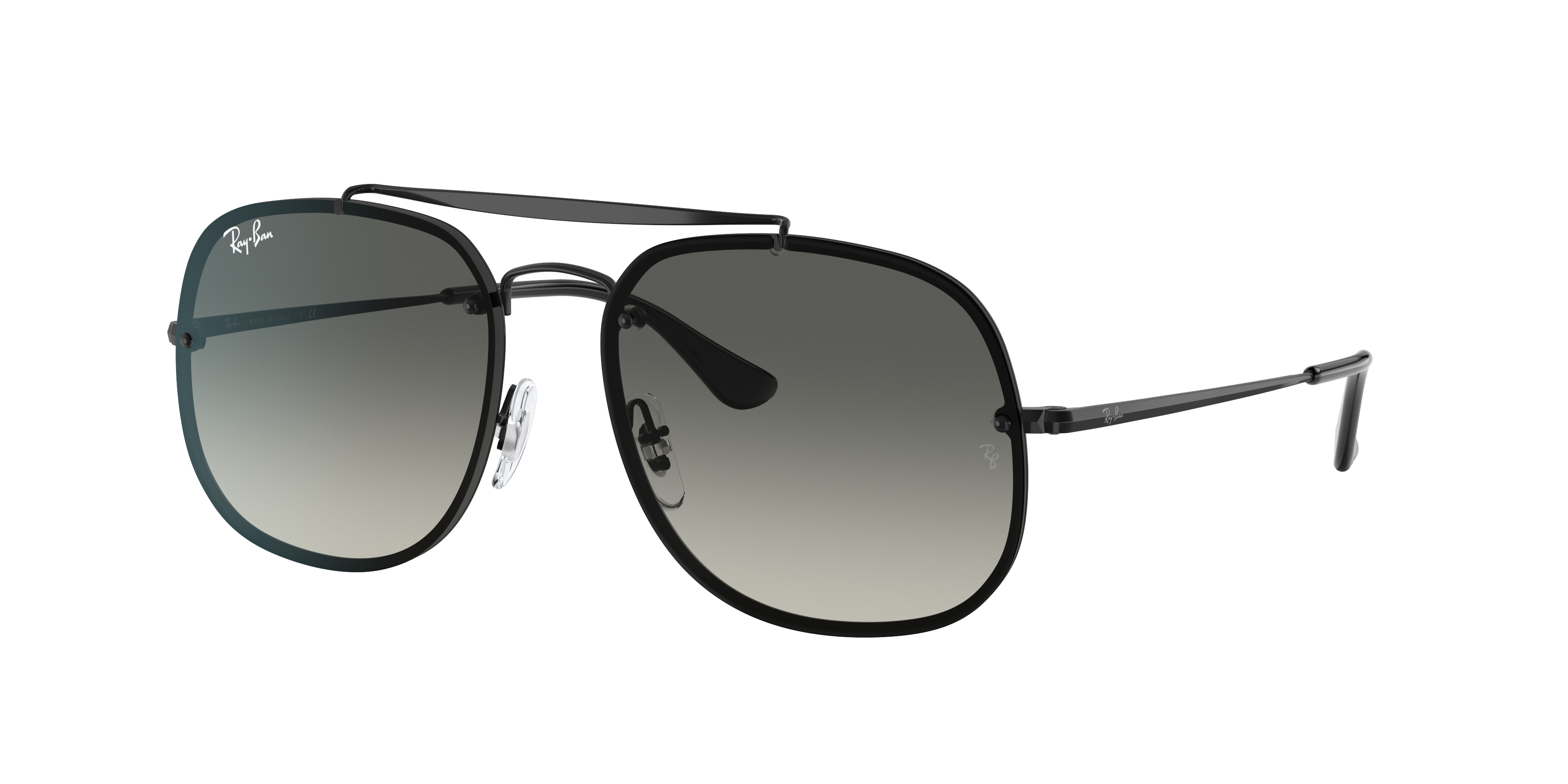 Score fabriek kiezen Blaze General Sunglasses in Black and Grey | Ray-Ban®