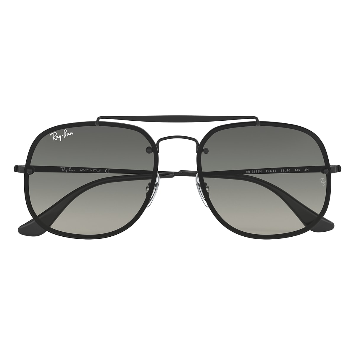 opkald håndbevægelse mynte BLAZE GENERAL Sunglasses in Black and Grey - RB3583N | Ray-Ban® US