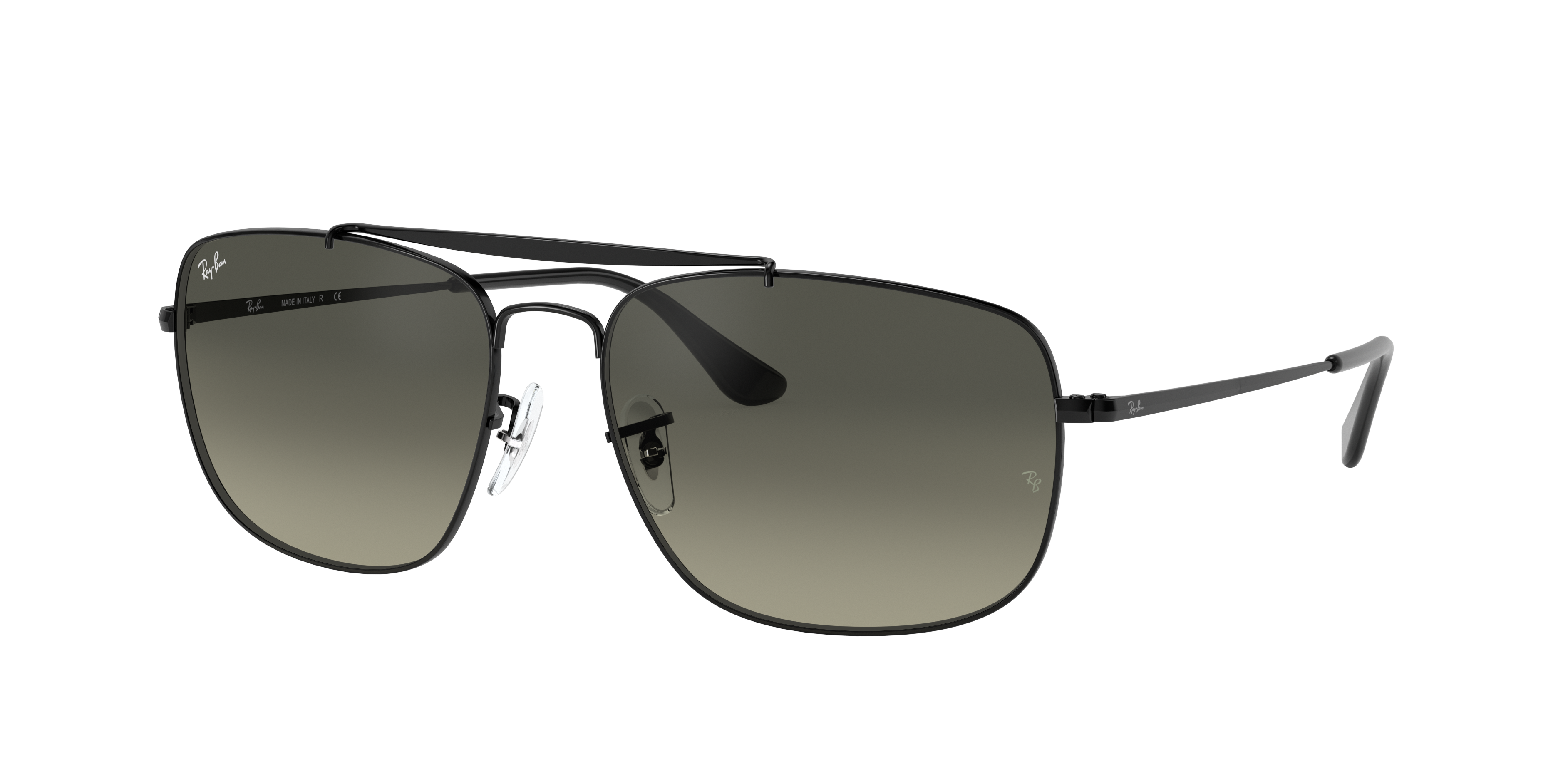 Colonel Sunglasses in Black and Grey | Ray-Ban®