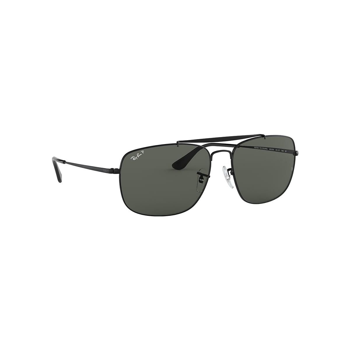 Colonel Sunglasses in Black and Green | Ray-Ban®