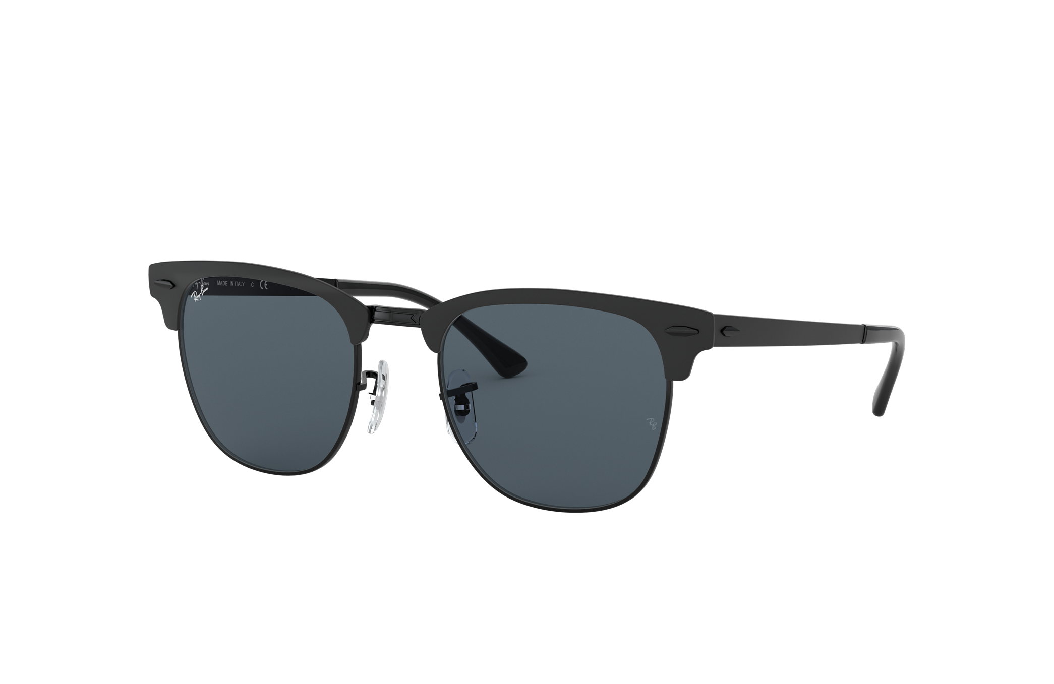 直売新品Ray-Ban レイバン RB3716-186/R5 サングラス CLUBMASTER METAL クラブマスターメタル SHINY BLACK TOP MATTE クラブマスター