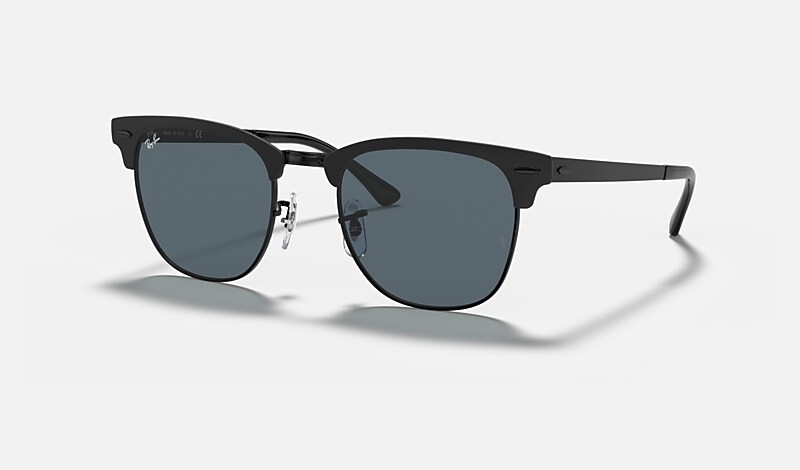 CLUBMASTER METAL Sunglasses in Black and Blue - RB3716 | Ray-Ban® CA