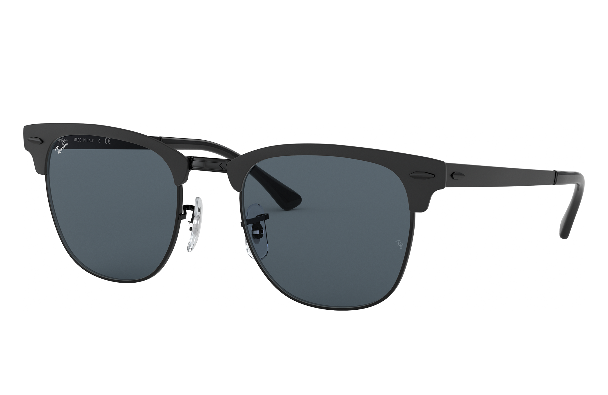 Buy PARIM Polarized Women's Clubmaster Sunglasses Black::Multicolor Frame /  Grey Lenses Online