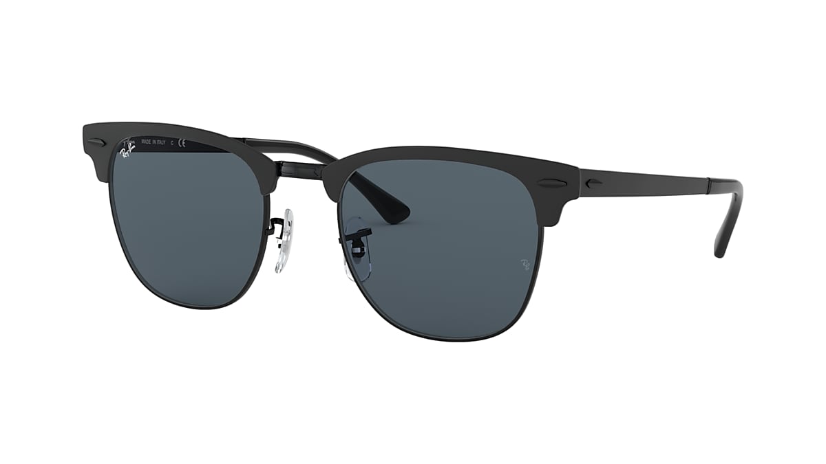 CLUBMASTER METAL Sunglasses in Black and Blue RB3716 Ray Ban US