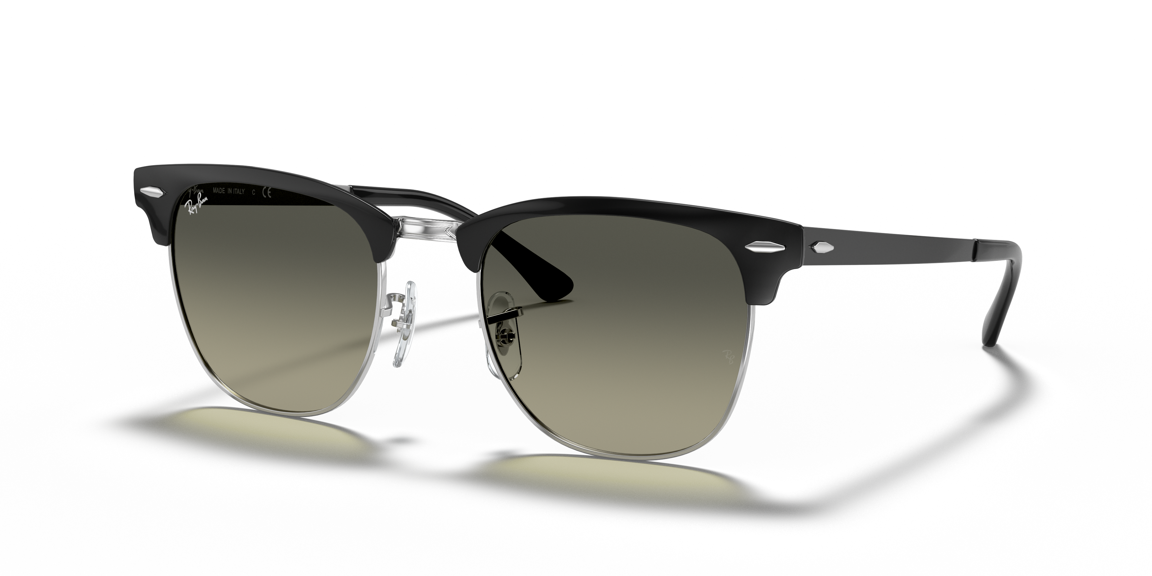 black ray ban clubmaster sunglasses