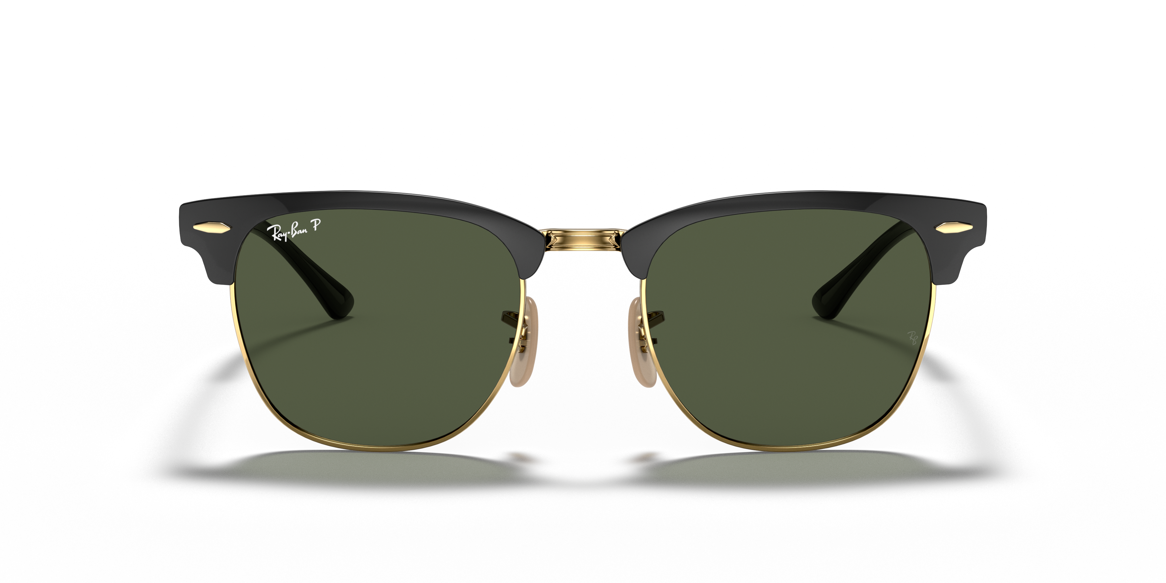 ray ban polarized clubmaster metal